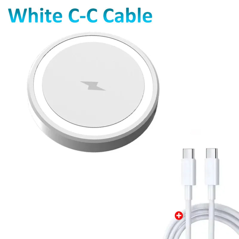 Caricatore Wireless Magnetico 15W per iPhone 12‑17, AirPods 4 Pro – Pad Ultra…