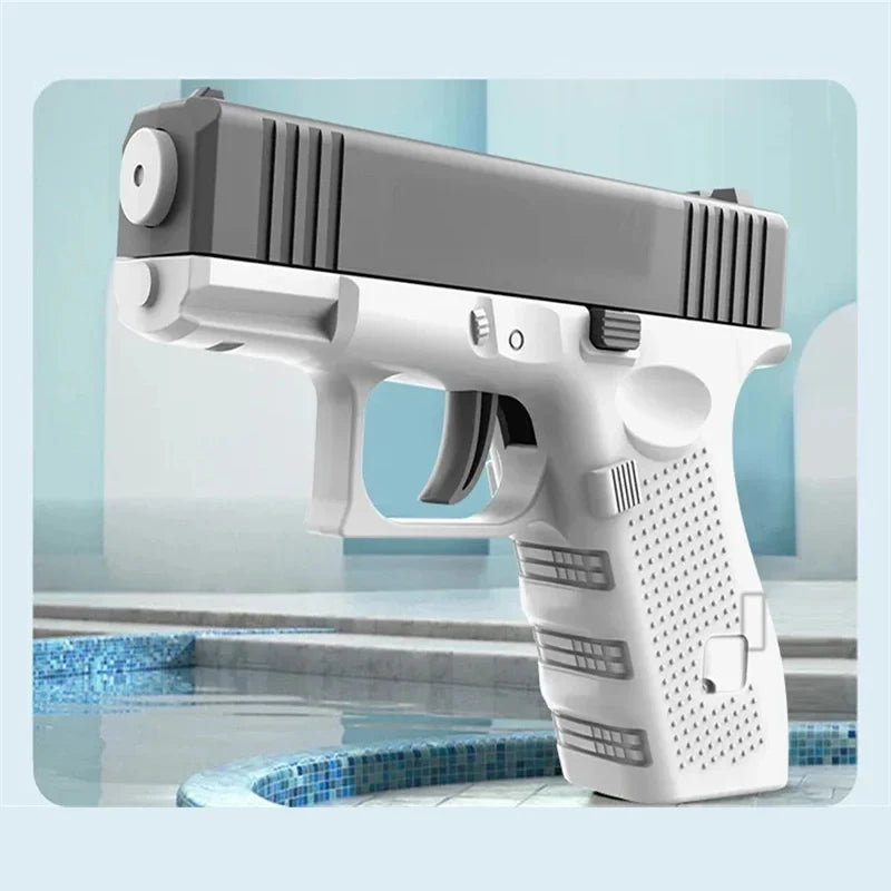 Hot selling mini handgun water gun, summer outdoor children's manual continuous firing toy water gun toy
