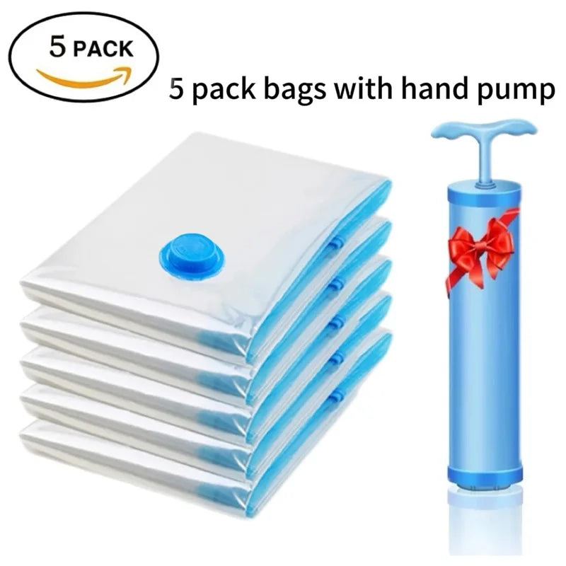 Vacuum Seal Bag Vacuum Storage Bags for Storing Clothes Organizer Space Saving Bags for Pillow Blanket Travel Vacuum Bag Package