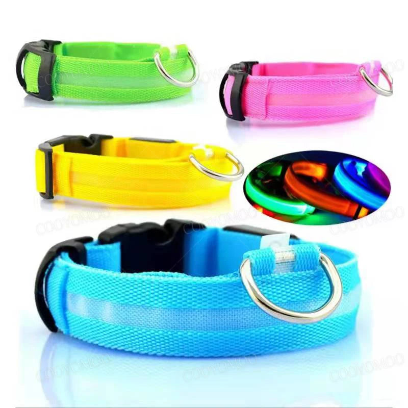 Collare LED Luminoso per Cani e Gatti - USB Ricaricabile, 3 Modalità,…