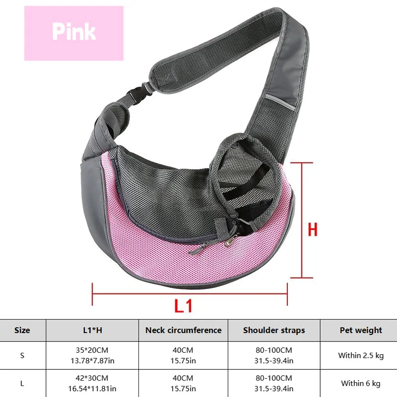 Zaino trasportino per cane e gatto, zaino crossbody traspirante da 20 kg