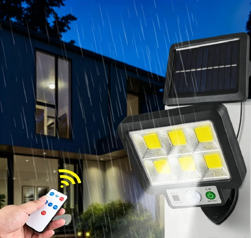 Lampada da Parete Solare con Sensore di Movimento IP65 per Giardino e Patio