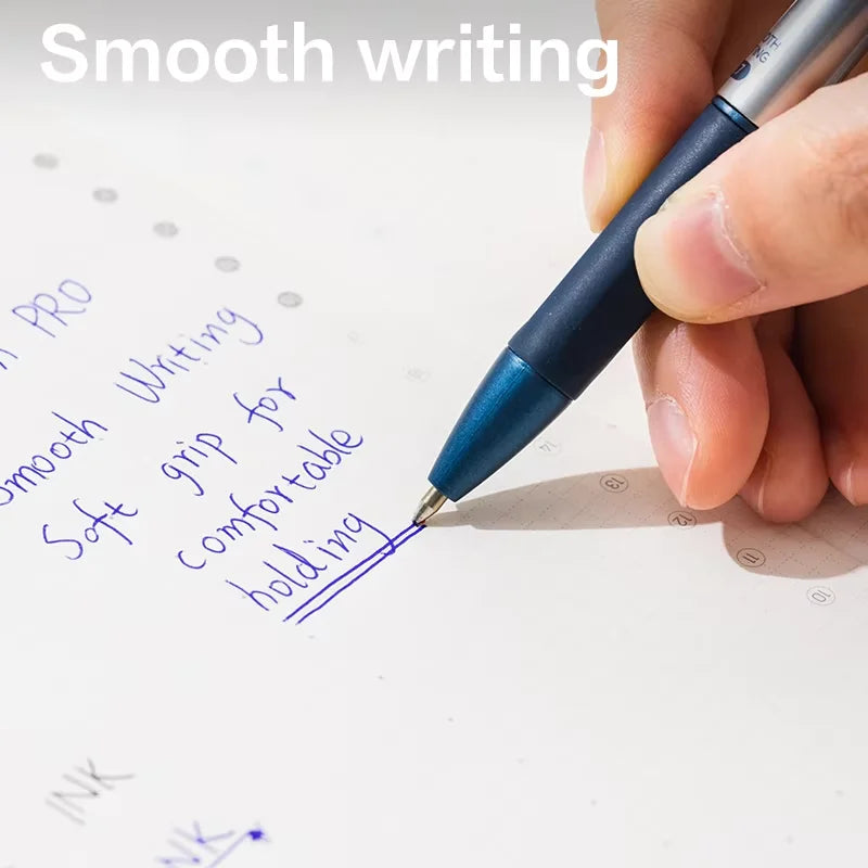 Penna a sfera retrattile 0,7 mm – 12 pezzi, inchiostro nero e blu, scrittura…