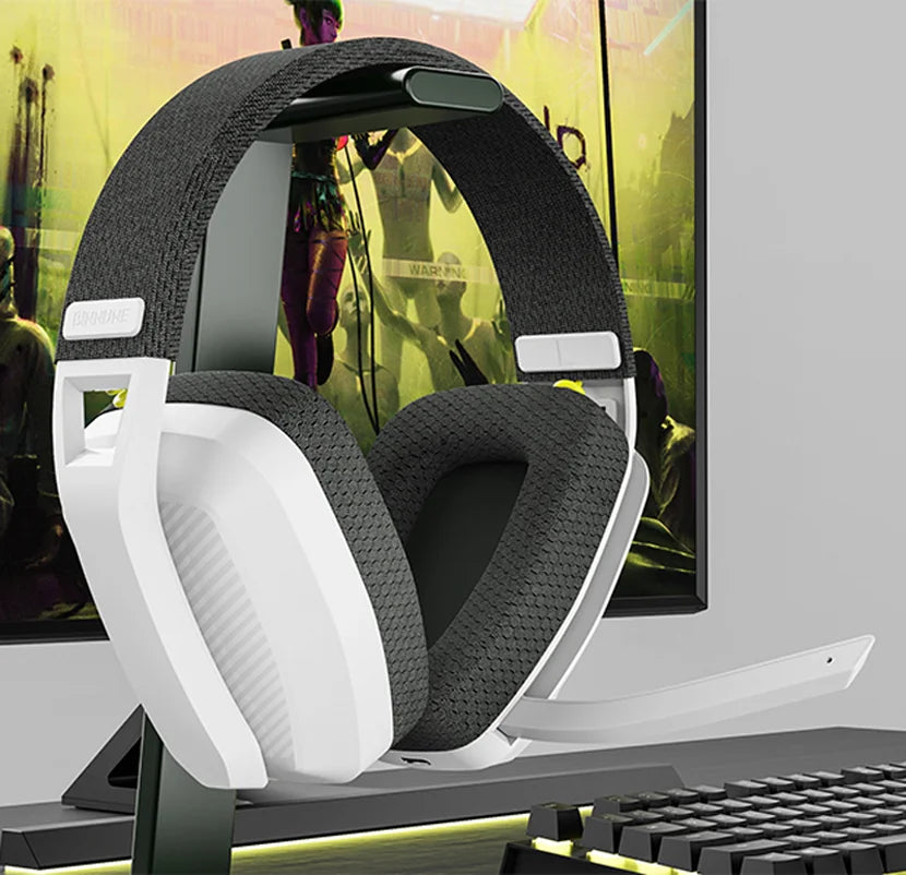 Cuffie Gaming Wireless con Microfono, ANC, 7.1 Surround, Bluetooth 5.3 e 2.4 GHz