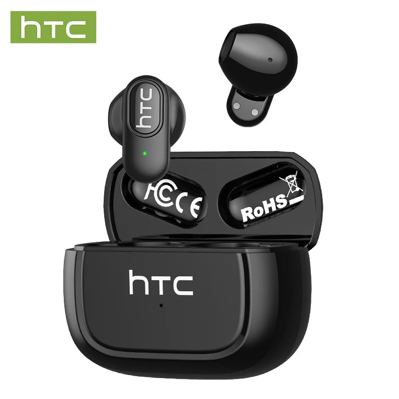 Auricolari Bluetooth TWS Mini con riduzione rumore, touch e ricarica wireless