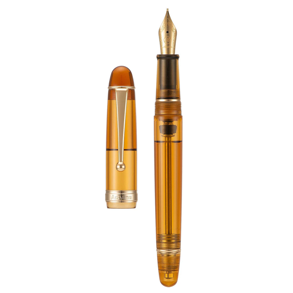 Stylo-plume à remplissage sous vide V126, plumes EF/F/M/Stub, corps en acrylique gris