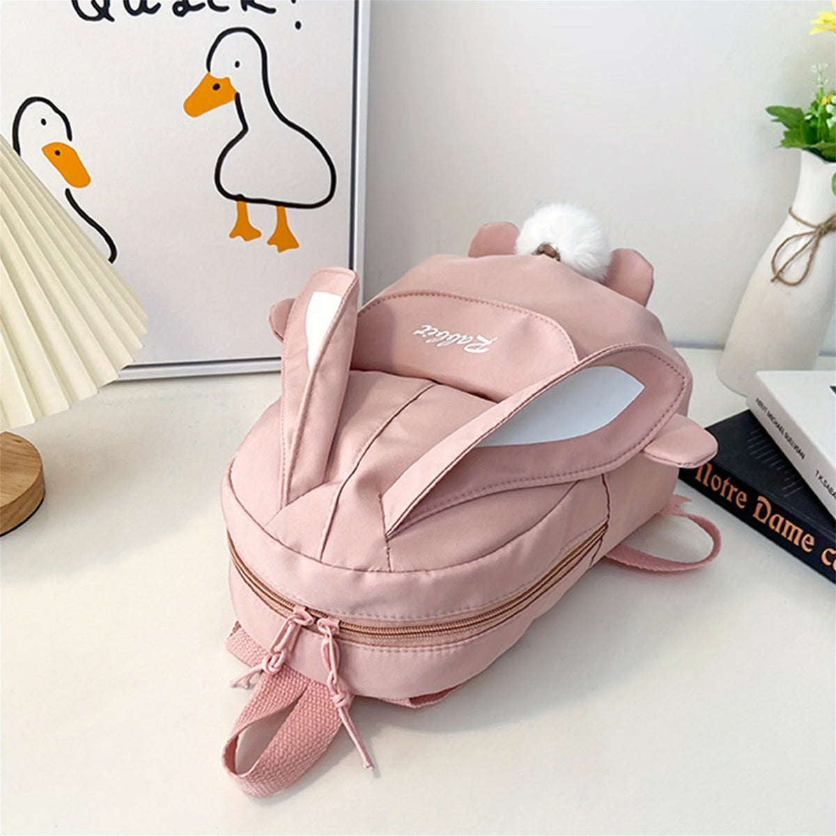 Sac à dos fille lapin école décontracté imperméable grande capacité