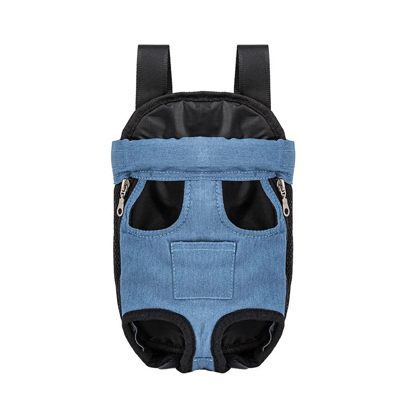 Zaino Esterno per Cani Camuffamento Traspirante, Carrier Viaggio Piccola Taglia