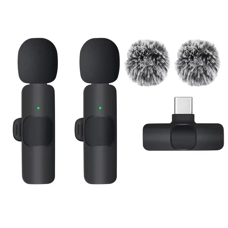 Microfono Lavalier Wireless 2.4 GHz Portatile per iPhone e Android –…