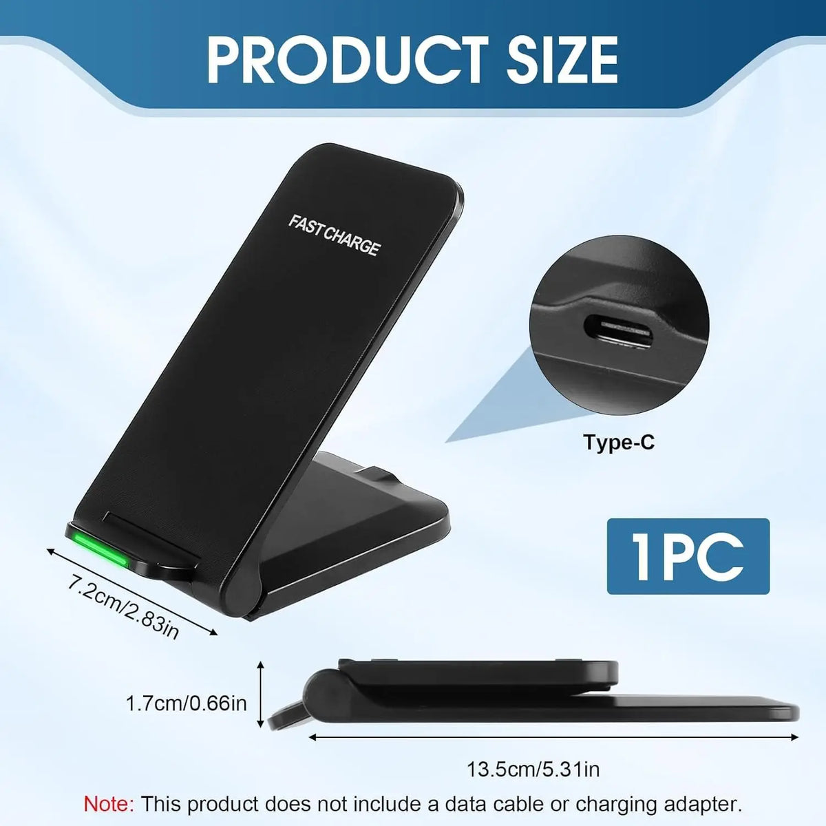Wireless Charger Station Earphone Phone Fast Charging Charger Holder For iPhone 17 16 15 14 13 Pro Max Samsung S24 S23 Xiaomi