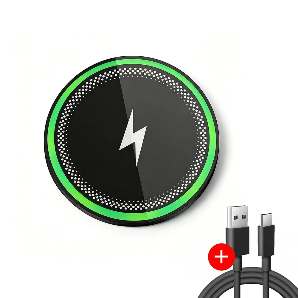 Caricatore a induzione 30W rapido per iPhone, Samsung e altri
