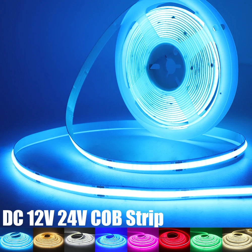 Striscia LED COB 12V/24V 320 LED/m Alta densità RGBW Multicolore