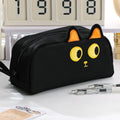Astuccio per matite a forma di gatto con orecchie peluche – capacità extra per…