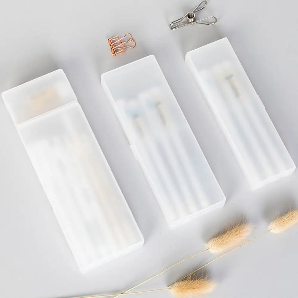 Astuccio porta penne trasparente opaco – Organizer in plastica resistente
