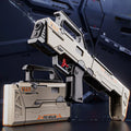Folding Submachine Water Gun Manual Continuous-Fire Water Toy FMG9 Toy Gun Large Capacity Summer Beach Pool Outdoor Toy