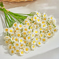 12-48PCS Artificial Daisy Flowers Small Daisy Fake Flower Bouquet for Valentines Wedding Party Table Decoration DIY Home Decor