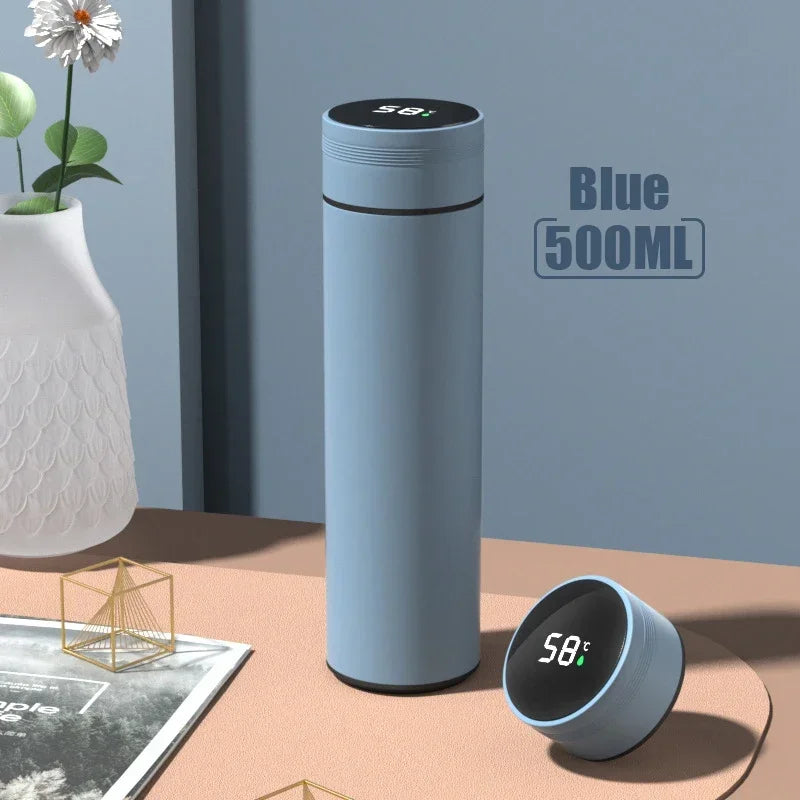 Thermos da 500 ml con display temperatura, acciaio inox, doppia parete, 24 h…