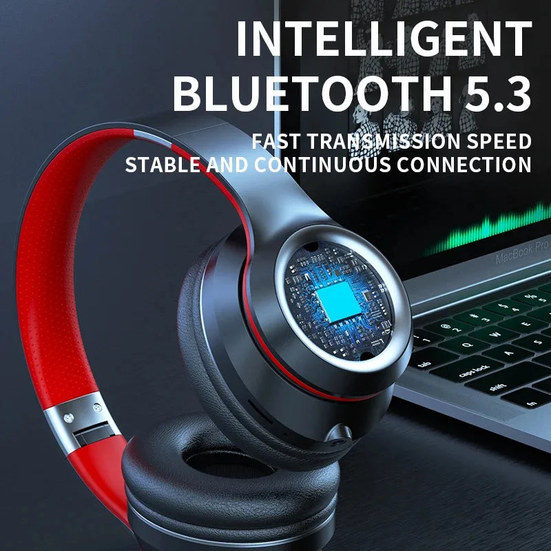 Cuffie Wireless Bluetooth 5.0 con Microfono, Supporto TF-Card e MP3, Headband…