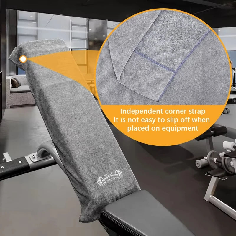 Asciugamano sportivo in microfibra 42×95 cm – rapido asciugatura, antiscivolo,…