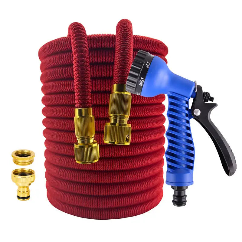 Tubo da giardino espandibile 25‑100 ft, alta pressione, pistola spray…