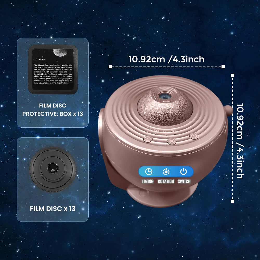 13-in-1 star & galaxy projector for bedroom, kids & adults