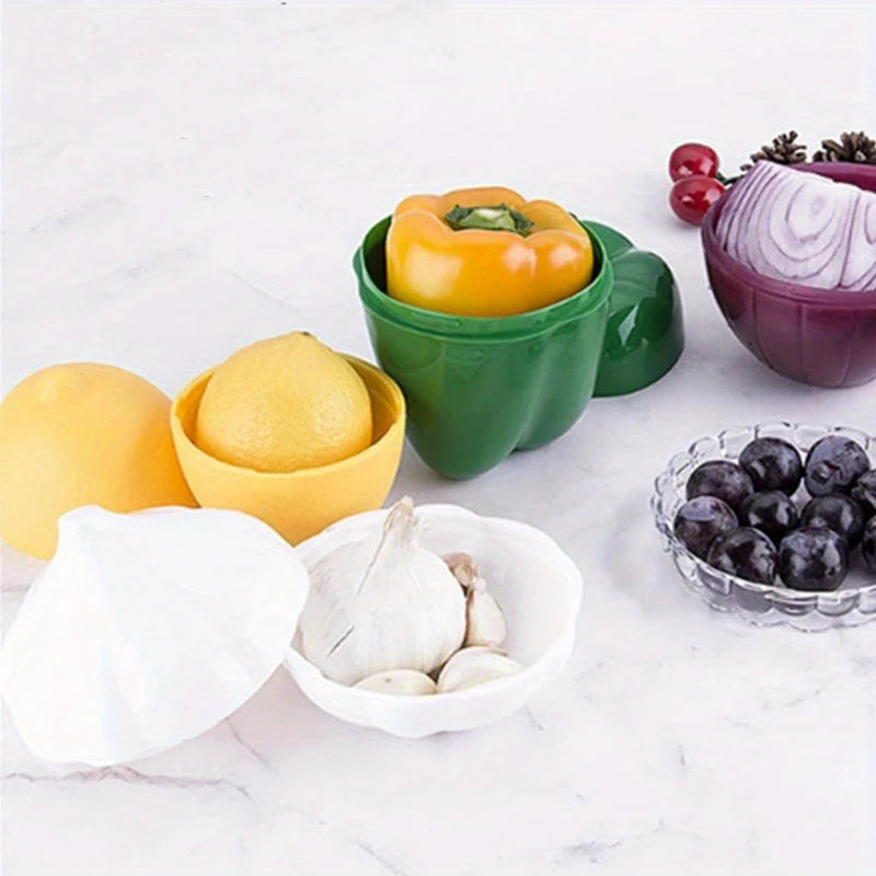 Contenitori plastici sigillati per frutta e verdura – Organizer per cucina