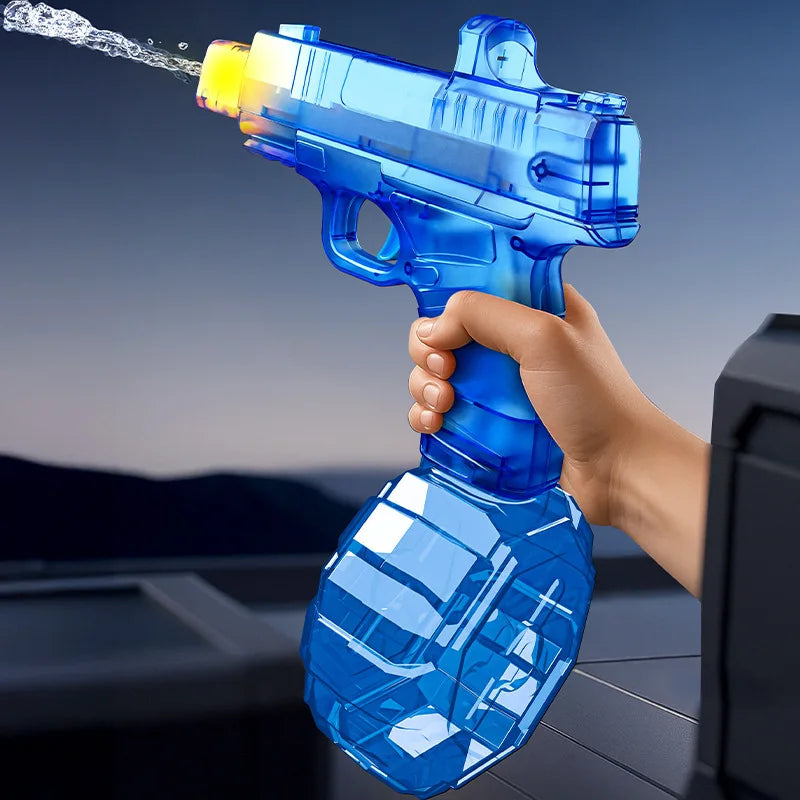 Electric Pulse Water Gun Automatically Sucks Water and Continuously Sprays. Summer Outdoor Game Water Gun Children's Toy Gift