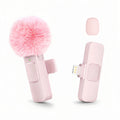 Wireless Lapel Microphone, Lightning Connector, mini Clip Microphone, Suitable for Live Streaming, Vlogs, Interviews.