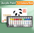 Acrylic Paint Set of 5ml Bottles,Non Toxic Acrylic Paint No Fading ,for beginner Kids Adults Artists Painting