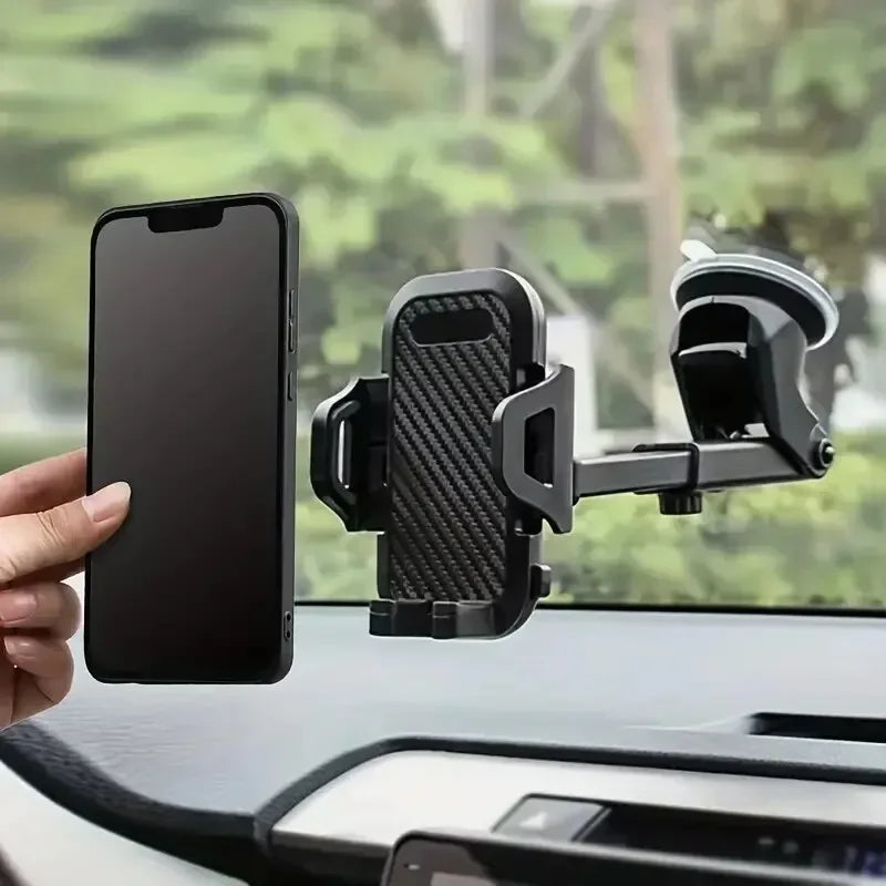Supporto cellulare auto 360° rotante con ventosa per parabrezza e ventola