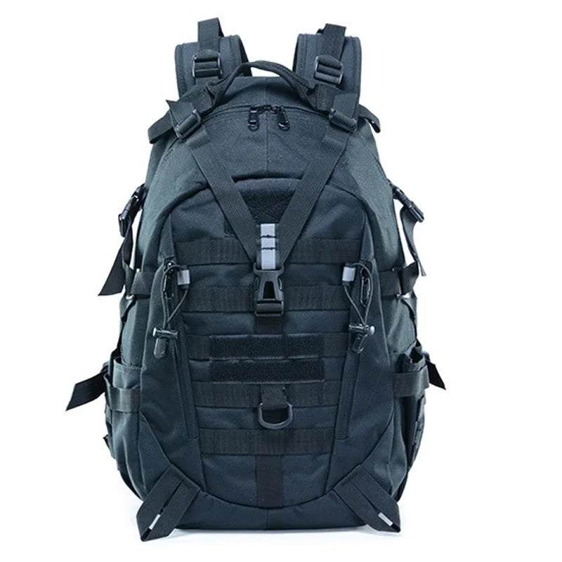 Zaino da campeggio 40L impermeabile per uomo, tasche multiple e riflettente