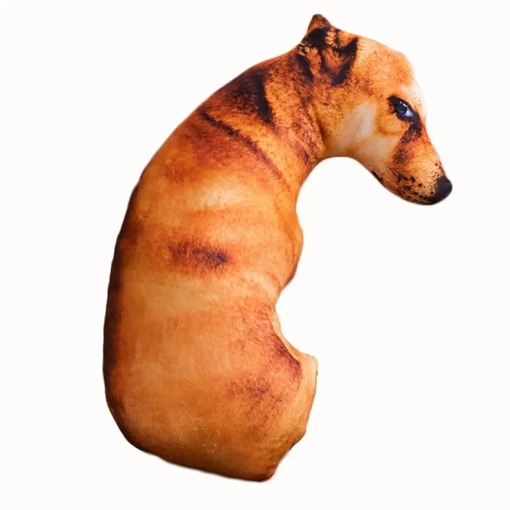 Cuscino decorativo 3D a forma di cane - morbido e realistico