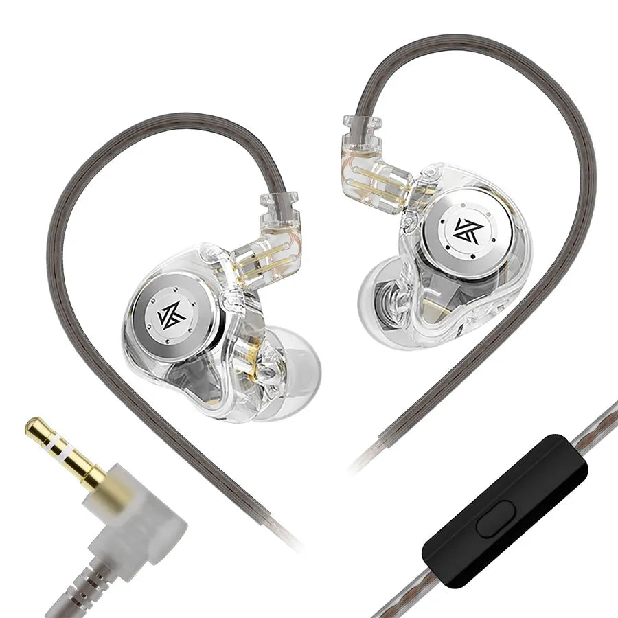 Auricolari in-ear sportivi con microfono, driver da 10 mm e controllo integrato