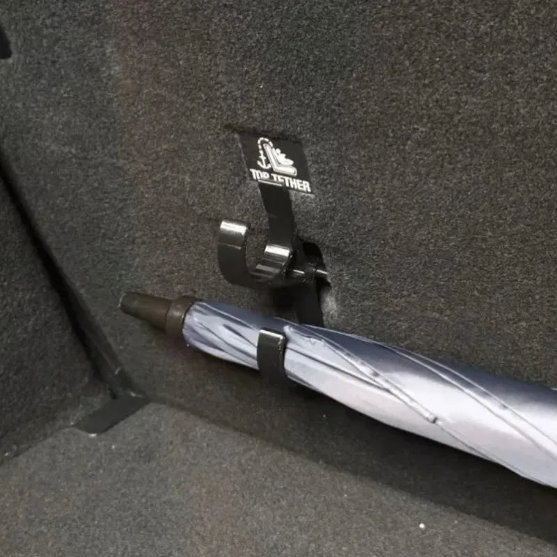 Porta Ombrello Auto Universale - Gancio Portaoggetti Tettoiera e Bagagliaio,…