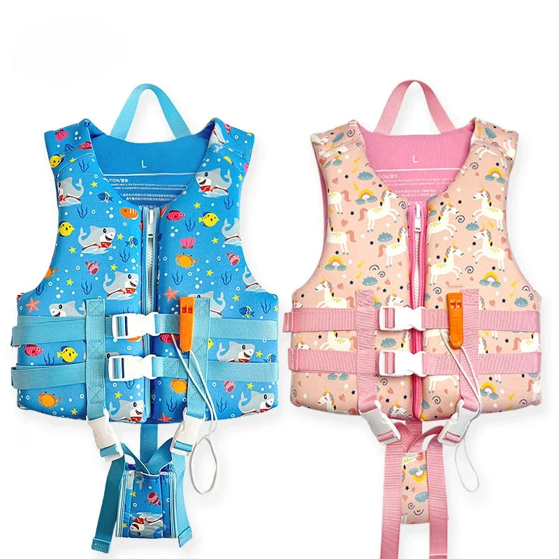 Outdoor Children's High Buoyancy Life Jacket Anti Drowning Summer Swimming Buoyancy Jacket Beginner Drifting Buoyancy Vest