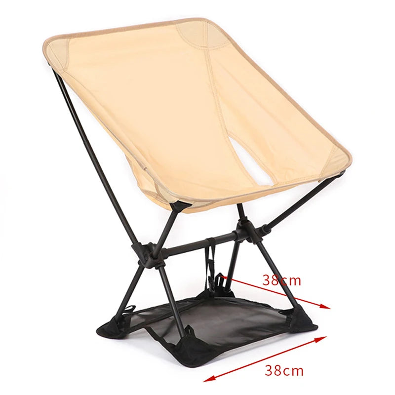 Tappetino anti-affondamento pieghevole per sedia da campeggio – 38x38 cm