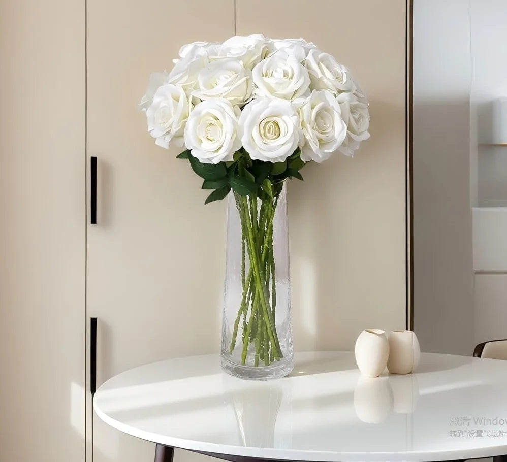 Rosa artificiale in velluto 51 cm – Bouquet da 1,5,10 o 20 pezzi per matrimoni