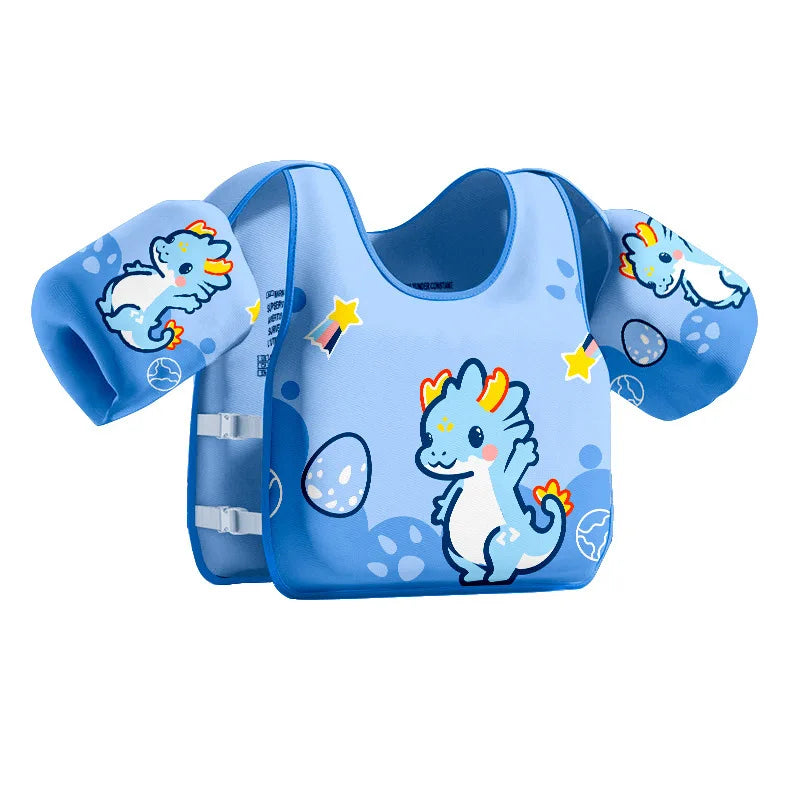 Pool Float Swim Vest Beginner Buoyancy Vest Swimming Ring Tube Swimming Arm Ring Water Play Equipment No Inflation