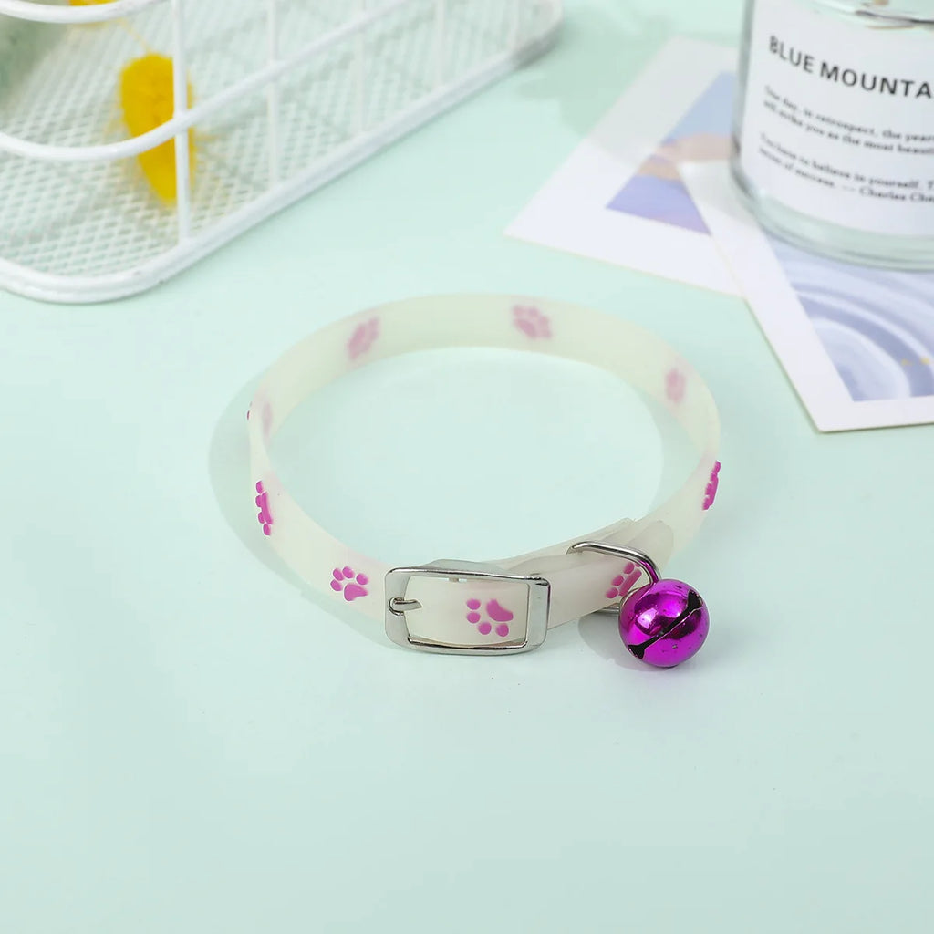 Collarlo per Gatto Luminous con Campanella Fluorescente Antismarrimento in…