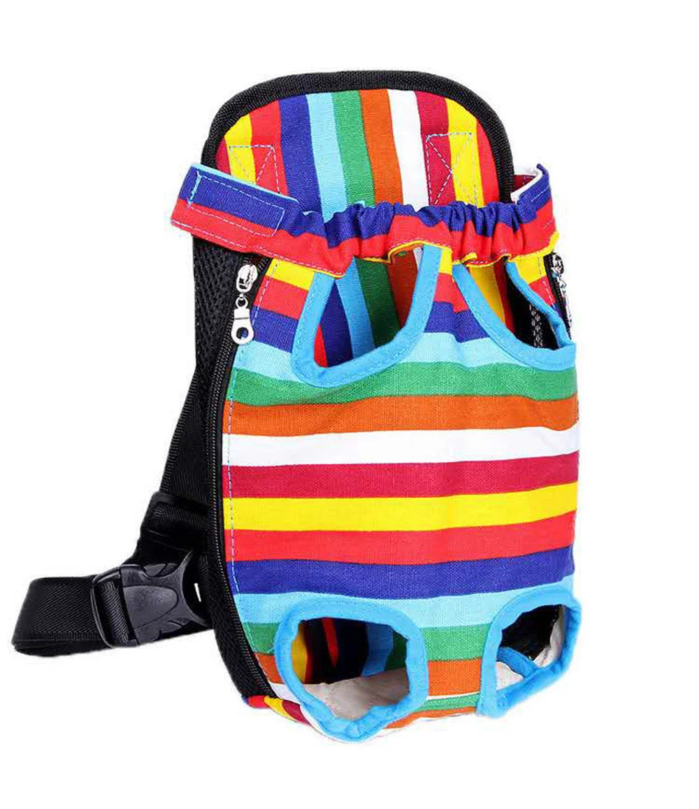 Zaino Esterno per Cani Camuffamento Traspirante, Carrier Viaggio Piccola Taglia
