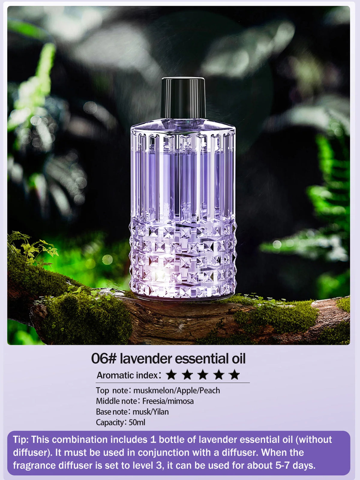 Diffusore d'aroma ricaricabile portatile multifunzione con timer per auto, casa…