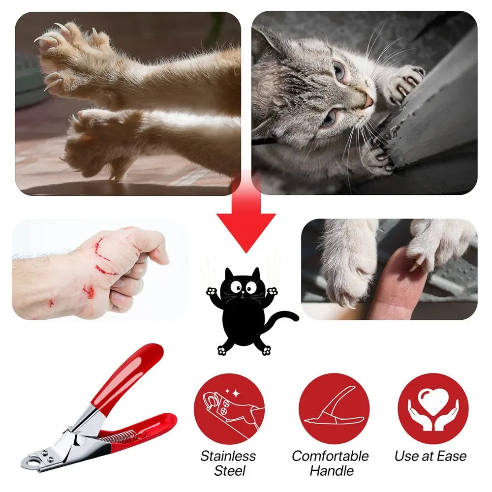 Tagliaunghie in acciaio inox per cani e gatti – Forbici da toeletta…