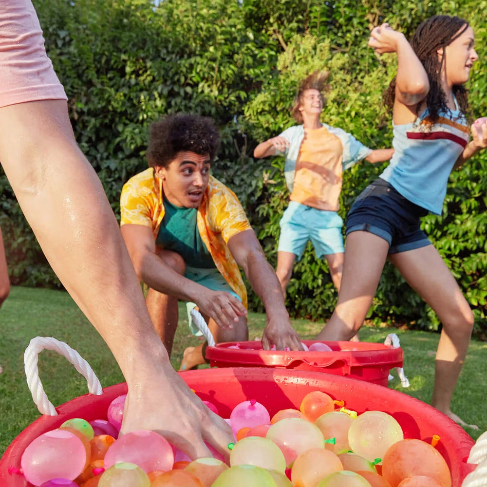 111/333 pcs rapid-fill water balloons – fun summer outdoor water fight for kids & adults