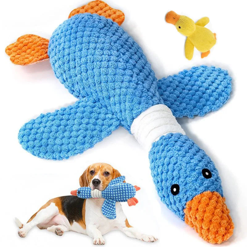 Gioco di peluche interattivo per cani e gatti – masticabile, suono e crinkly