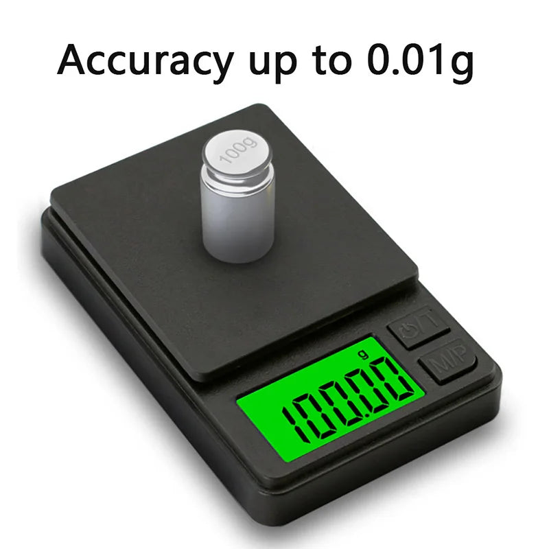 Bilancia da tasca digitale 0,01 g, precisione alta, 100‑500 g, per gioielli e…