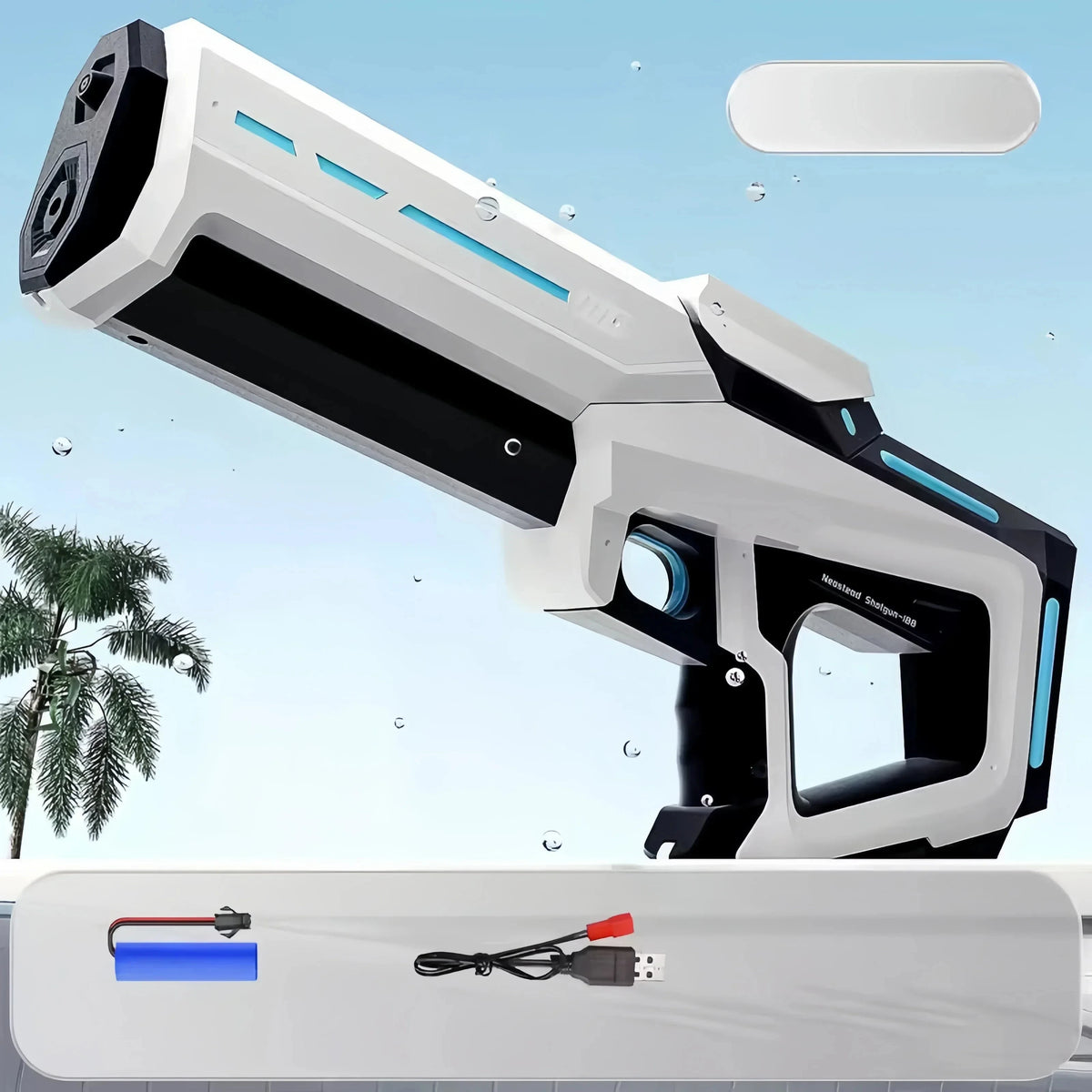 Pistola ad Acqua Automatica a Batteria per Estate, Gioco Esterno Bambini e…