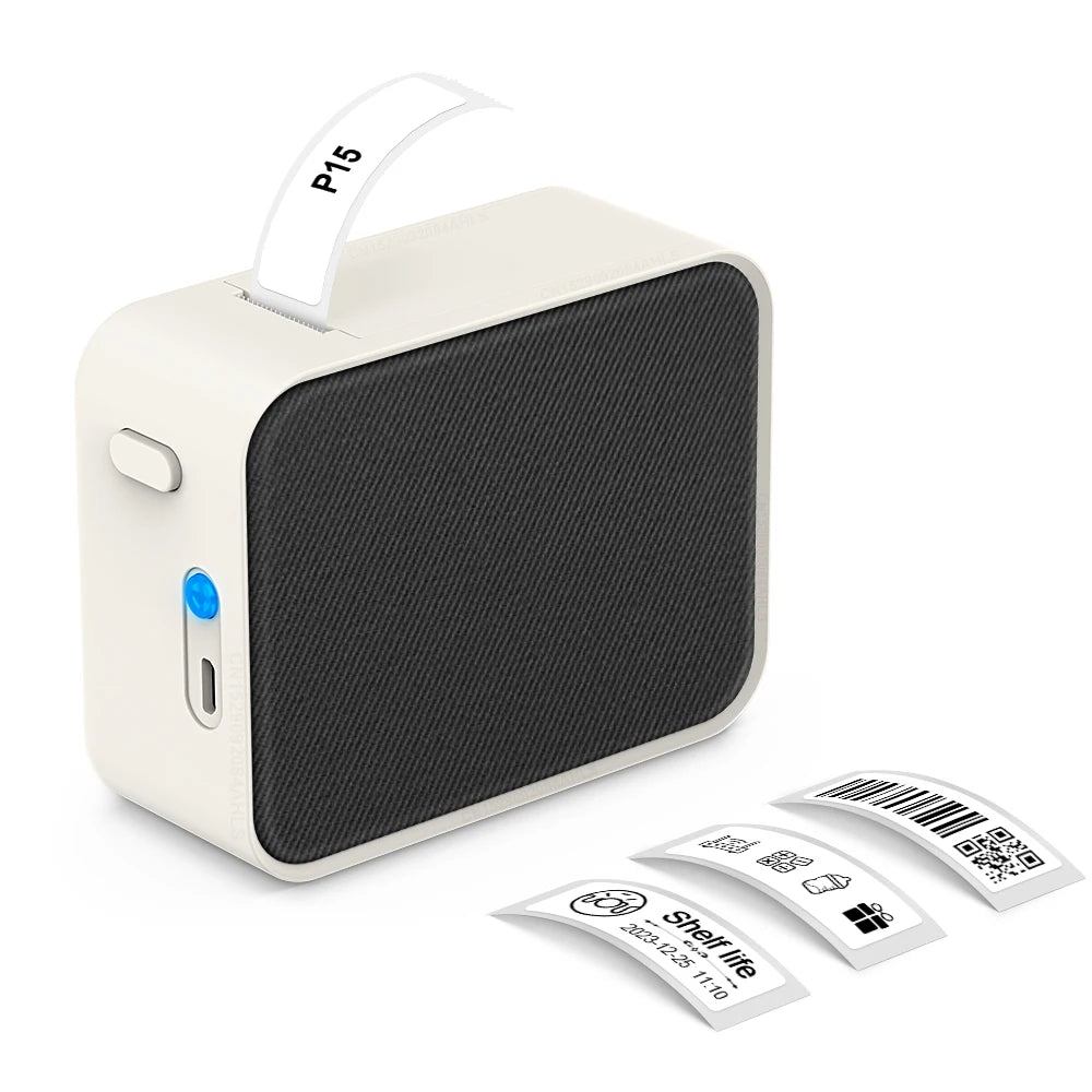 Stampante Mini Etichette Bluetooth P15 – Stampa Termica senza Inchiostro