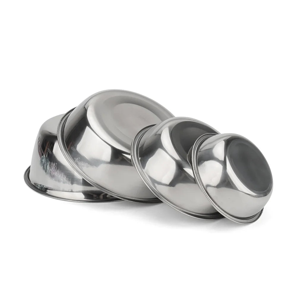 Ciotola Acciaio Inox per Cani e Gatti – Taglia Universale 11-19 cm