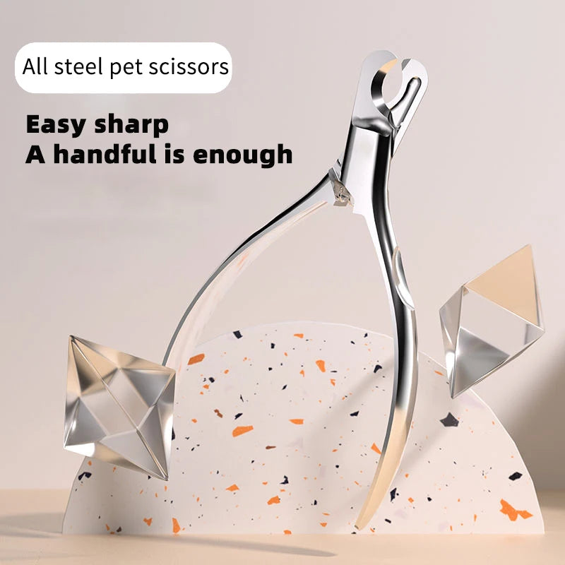 Tagliaunghie in acciaio inox per cani e gatti – ergonomico e preciso