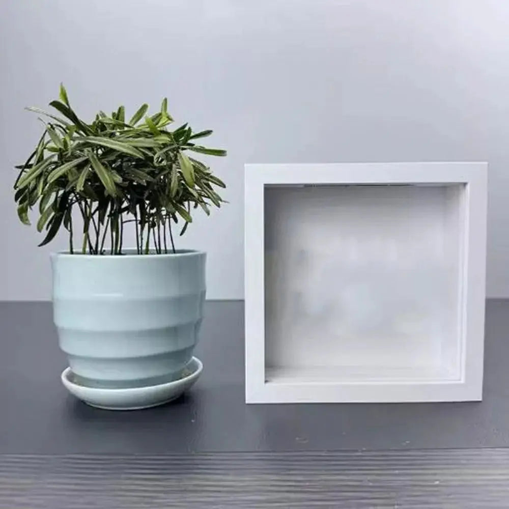 New Wall Mounted Travel Shadow Box Top Loading Transparent Ticket Shadow Box Square Simple Photo Frame Home Decor